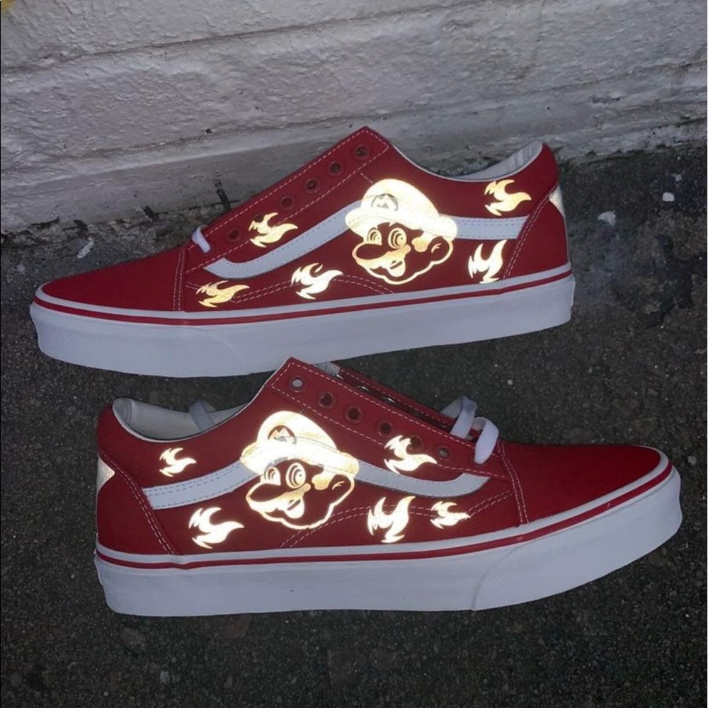 NWT Old Sokol Reflective Mario vans‎